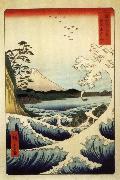 Fuji from the Gulf of Suruga, Hiroshige, Ando